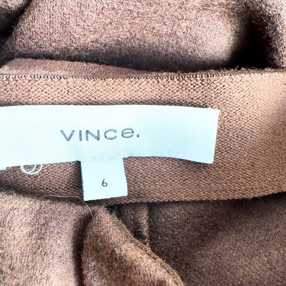 Vince Brown Knit Casual Pants 6 - Picture 4 of 4